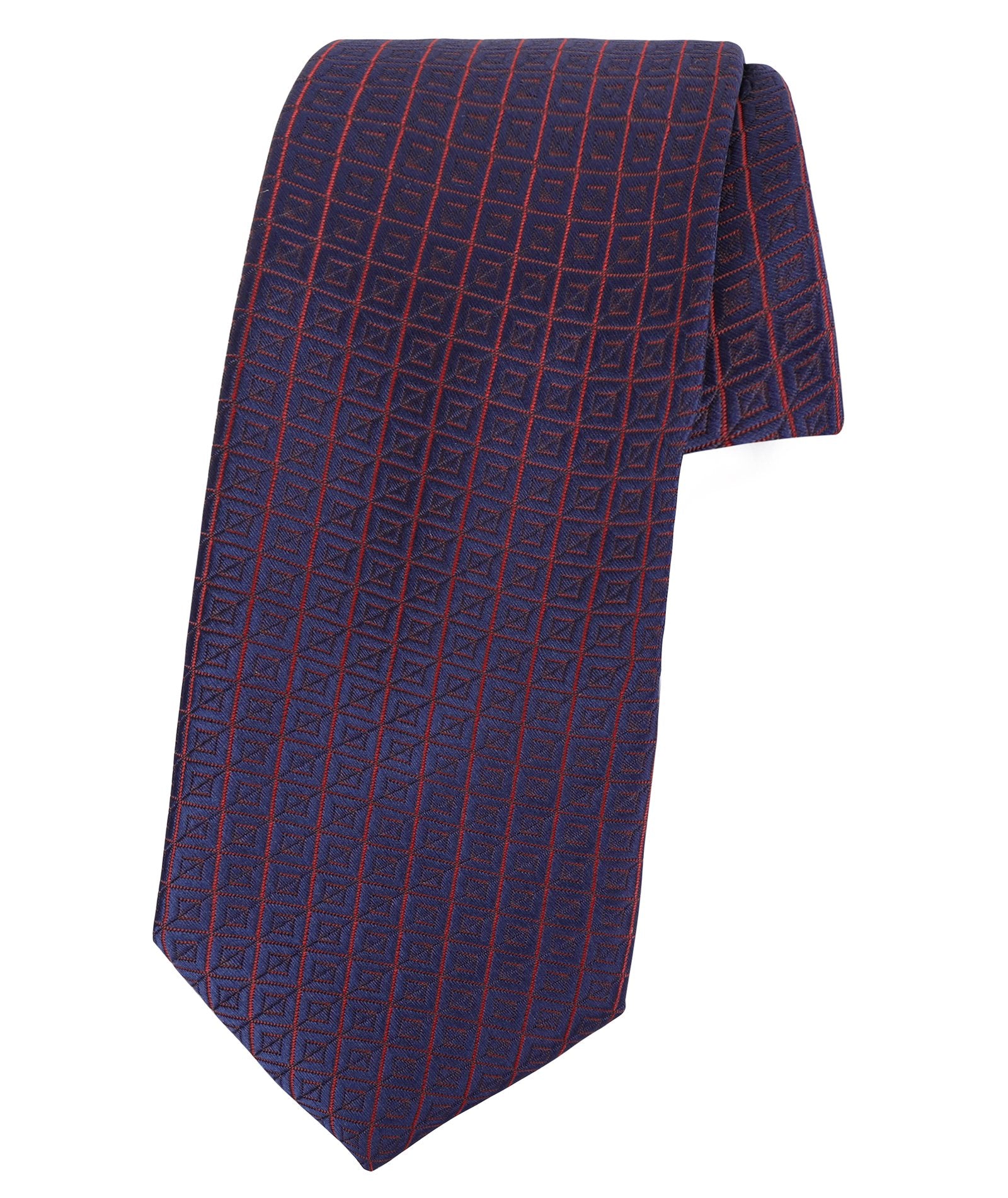 Blue and Red Googly Tie