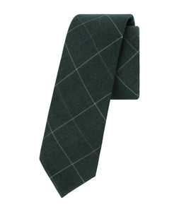 Classic Plaid Green Tie