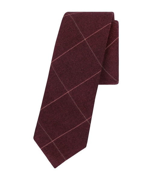 Classic Plaid Purple Tie