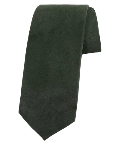 Green Suede Tie