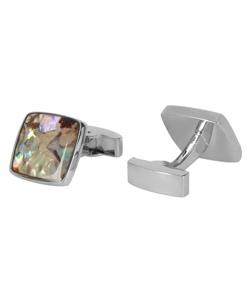 Marble Square Mother of Pearl Cufflink
