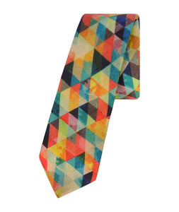 Psychedelic Triangles Tie